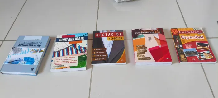 Kit 5 Livros de Administração + CD's
