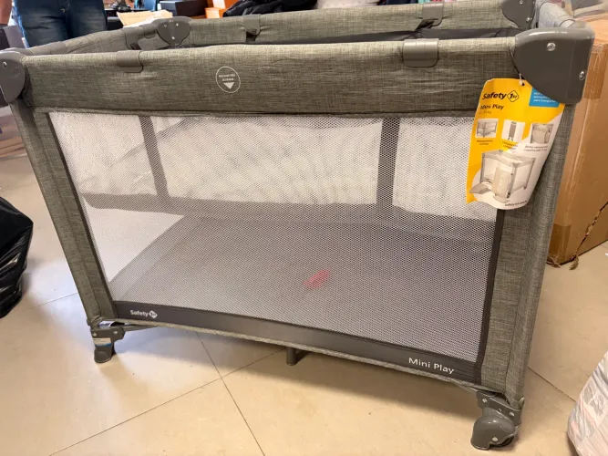 Safety 1st, Berço Mini Play, Grey Denim