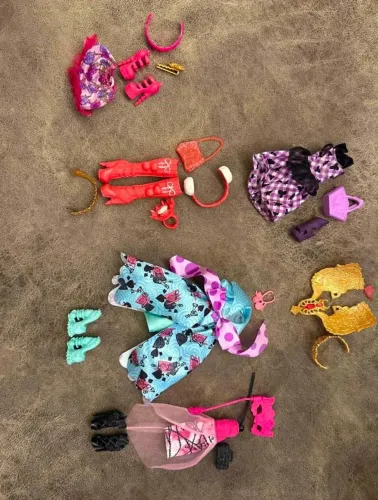 ever after high lote acessórios