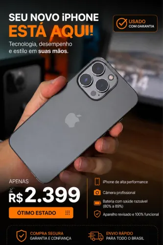 iPhone 13 Pro 128gb cinza