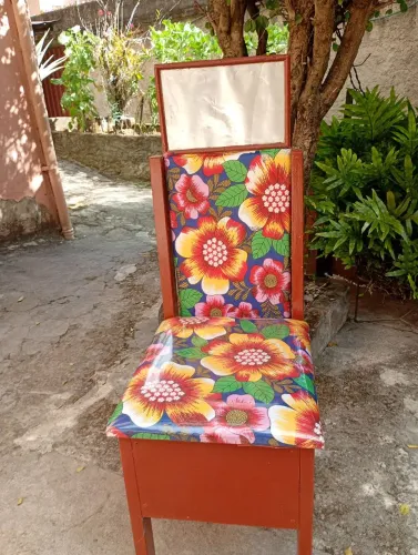 Cadeira e mesa passar roupa conjugada 