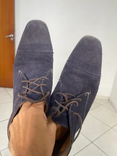 Bota Desert/Chukka Suede (Camurça Azul Marinho) TAMANHO 38