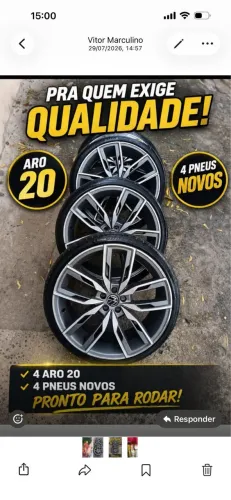 Roda e pneu aro 20