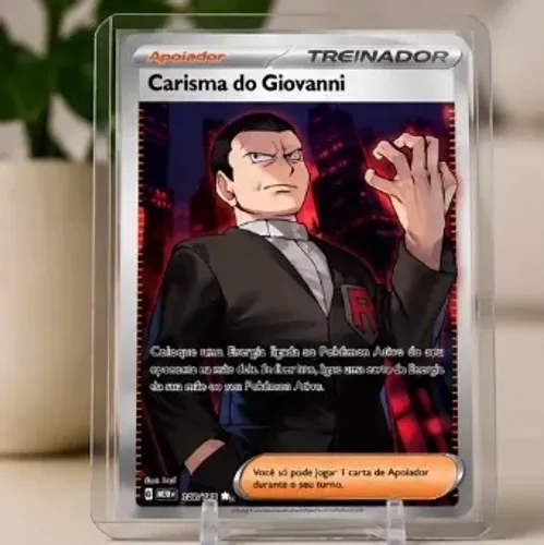 Carta Pokémon tcg Carisma do Giovanni (197/165)