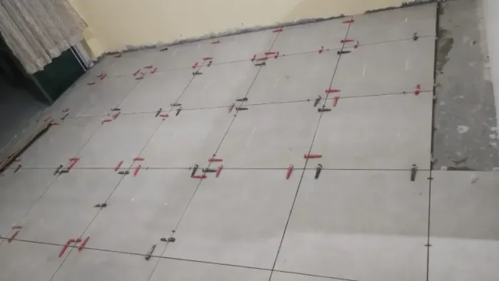 Colocação de piso