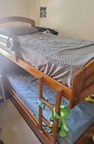 Cama treliche madeira maciça 