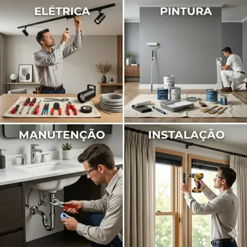 Marido de Aluguel Profissional - Pequenos Serviços Reparos Manutenção e Reformas