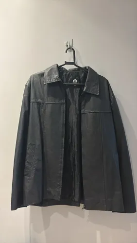 JAQUETA DE COURO MASCULINA
