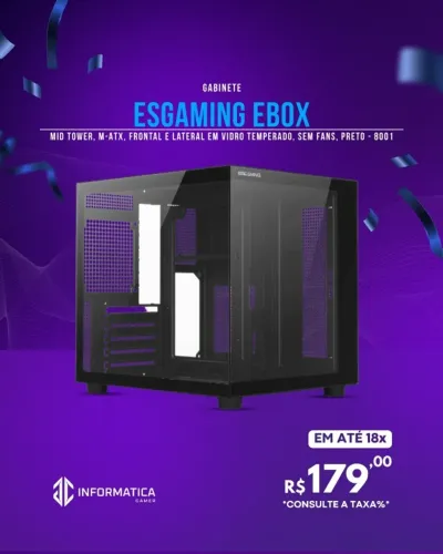 GABINETE ESGAMING EBOX