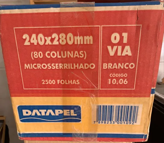 Formulário contínuo Datapel