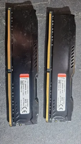 Kit 16gb (2x8gb) Ddr4 2400mhz Kingston HyperX Fury Black