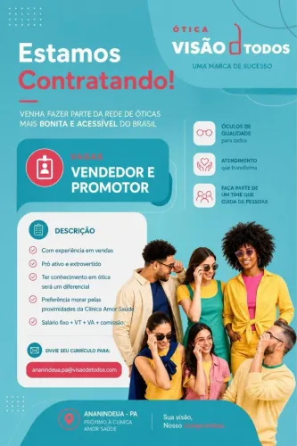 Vaga para vendedor(a)