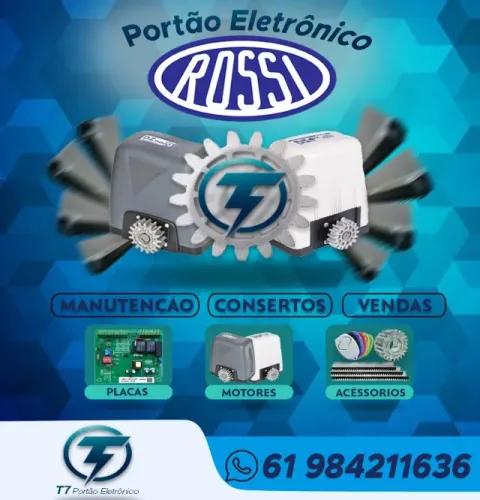 Portão Eletrônico Rossi - Taguatinga - Consertos, Manutenção e Vendas