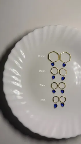 Argola de ouro 18k