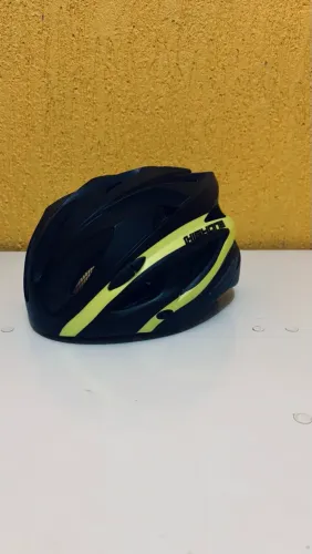 Capacete de Ciclismo High One - Preto e Verde