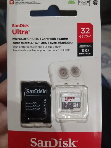 Cartão de memória 32GB SanDisk