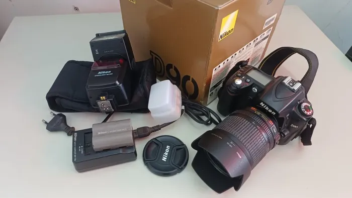 Câmera D90 lente 18x105