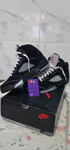 Nike Air Jordan 5 Black Metallic Reimagined