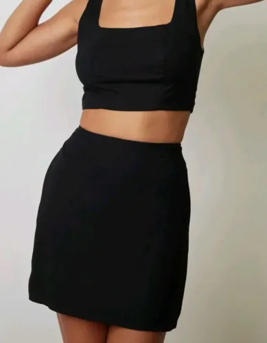 Saia  cintura alta..