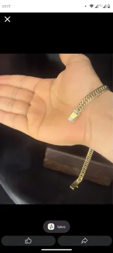 Pulseira ouro 18k 12.1g