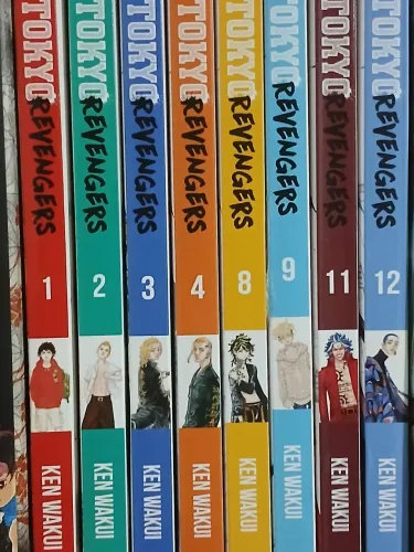 Coleção Tokyo Revengers Vol 1 ao 4 e 8,9,11 e 12.