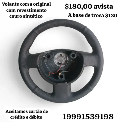 Volante original corsa Montana Mériva $180,00