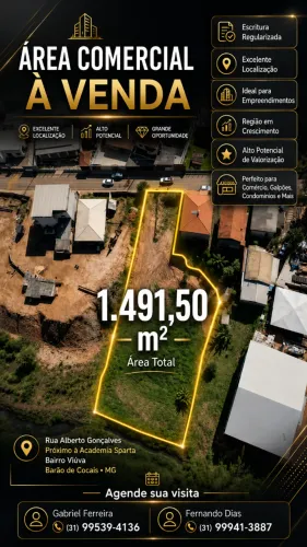 TERRENO BAIRRO VIÚVA -VENDA OU TROCA -1.491 M2
