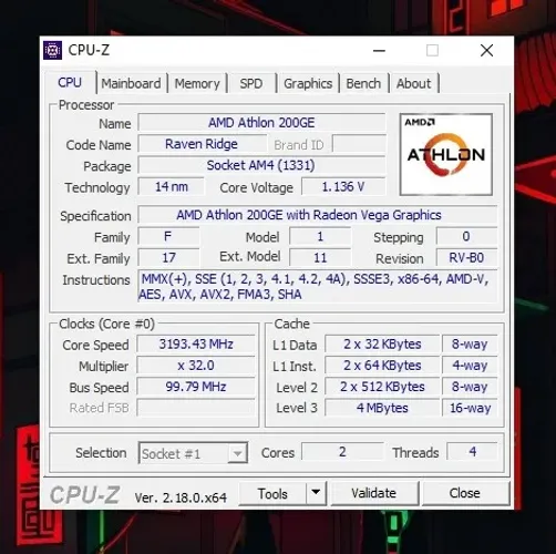 Processador Gamer AMD Athlon 200GE