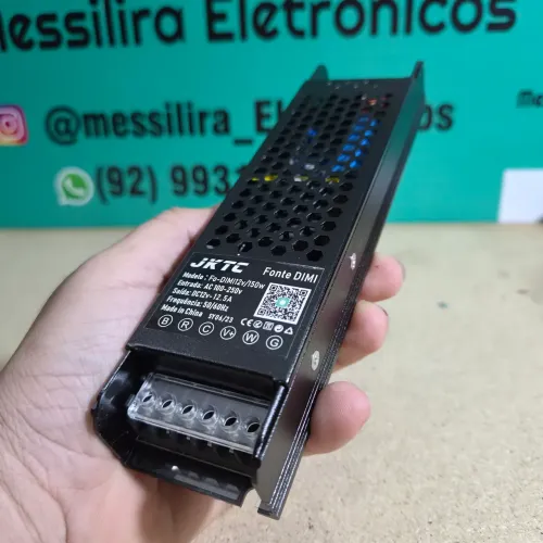 Fonte de alimentação JKTC 12V 12.5A para led