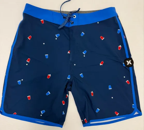 Bermuda Masculina Hurley Phantom Original USA Azul 29 / BR 38