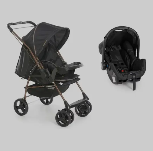 Carrinho + bebê conforto GALZERANO novo