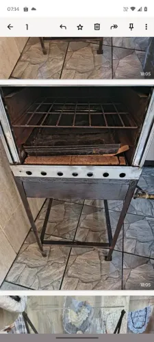 Forno a gás em estado de novo industrial