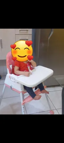 Cadeirão alimentar bebê usado