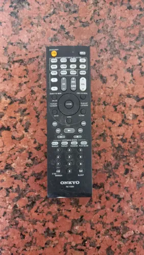 Controle remoto onkyo RC-735M original home theatre receiver som 3x1 toca disco radiola 