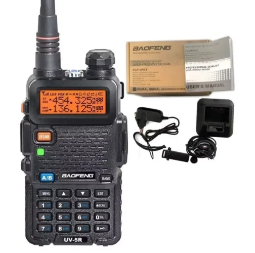Rádio Comunicador Baofeng UV-5R Completo