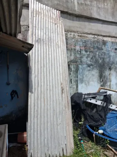 Vendo 10 telhas de alumínio ondulado com 3mx0,80m