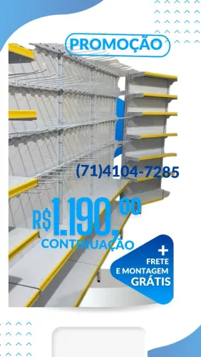 GONDOLA 2MTS PAREDE 