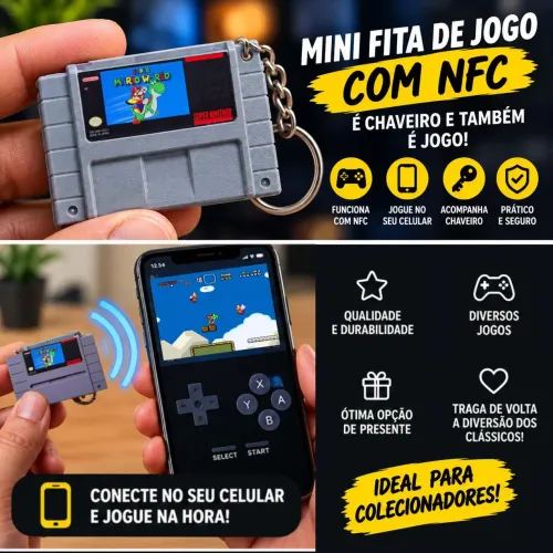 Chaveiro com jogo de verdade