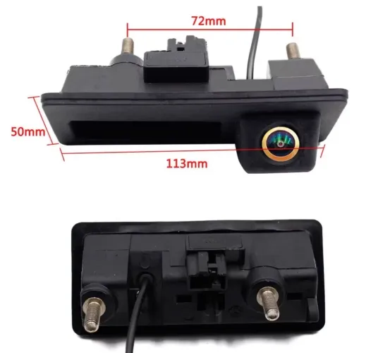 Câmera Original Embutida Android VW Golf Jetta T-Cross Passat Tiguan Audi A3