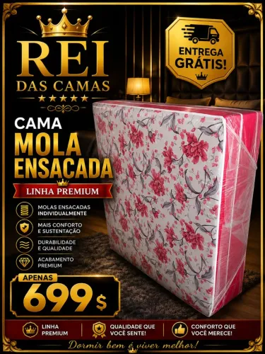 Cama mola ensacada linha Premium