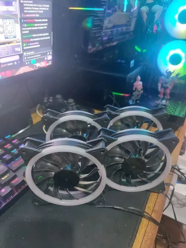 Fans ARGB 5V 3 pinos molex