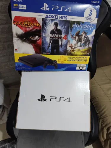 Ps4 slim 500Gb - versão 9.0 - Desbloqueado Gold Hen