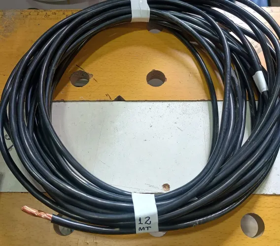 Cabo elétrico 10mm 12 metros cobre grosso 