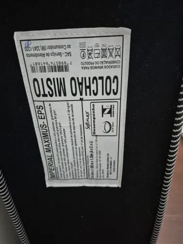 Colchão casal ortopédico.
