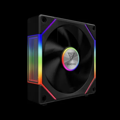 Cooler Fan Gamdias Aeolus P2-1201 Hélices reversas substituíveis por normais inclusa
