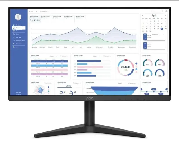 Monitor Aoc 74hz 23,5 polegadas