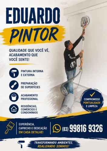 Pintor e Acabamentos finos 