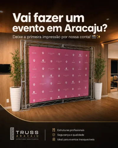 Aluguel Estruturas Treliça, Backdrop, Banner para festas