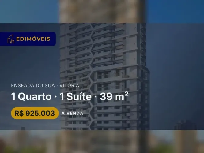 Enseada do Suá: onde seu estilo de vida dinâmico encontra um lindo studio!
