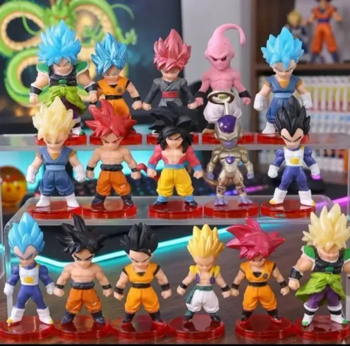 Bonecos Dragonball Super 6 Cm ( 2 por 50,00)